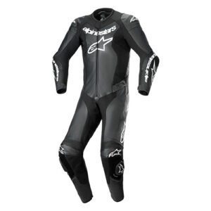 Macacão Alpinestars Gp Force Lurv - Preto e Branco - 1 Peça