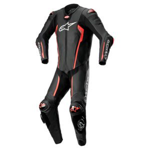 Macacão Alpinestars Missile V2 - Preto e Vermelho - 1 Peça