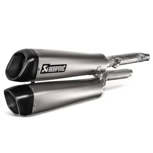 Descrição Akrapovic Silenciador slip-on não homologado Line Titaniums Scrambler 1200 19-20 Ref:S-T12SO3-HCQT